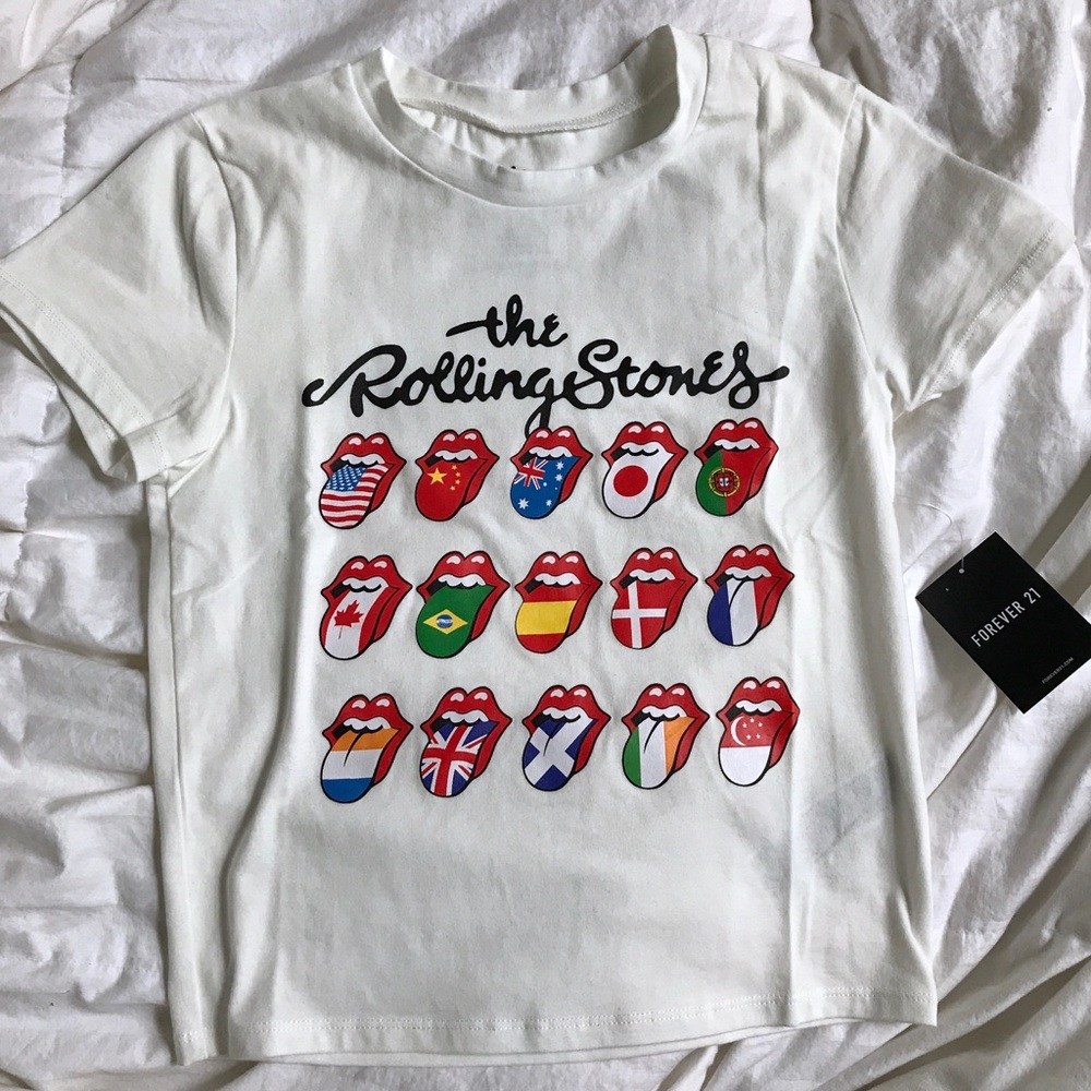 Rolling Stones Forever 21 band t-shirt